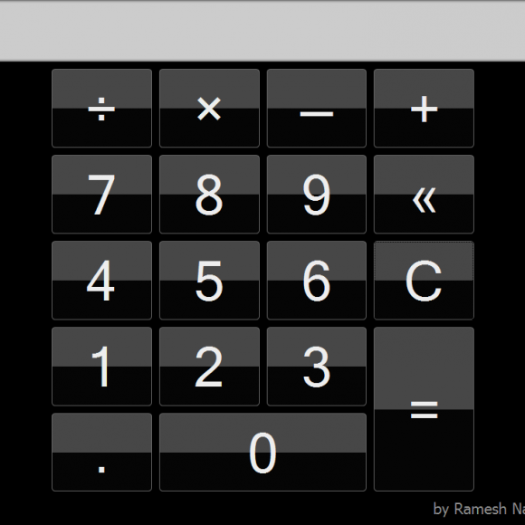 Una calculadora en el navegador