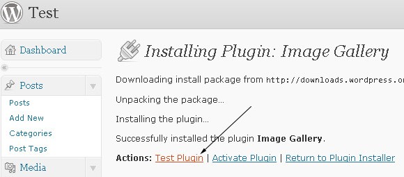 Como probar un plugin con Plugin Test Drive