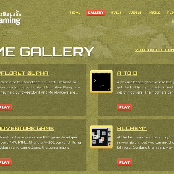 Mozilla Labs - Game On 2010