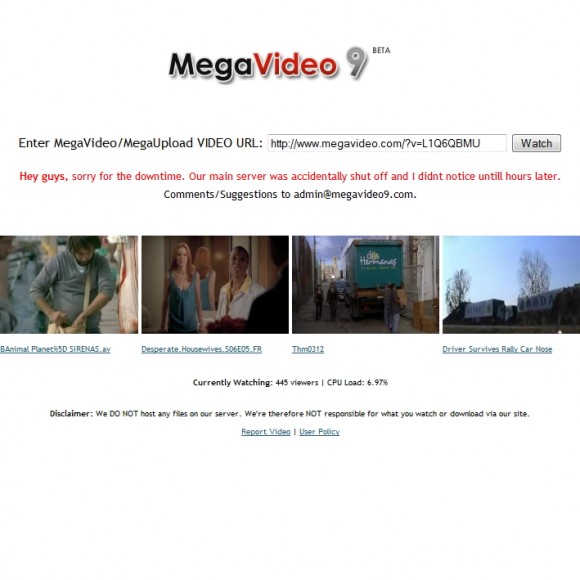 Como evitar el l&iacute;mite de Megavideo 