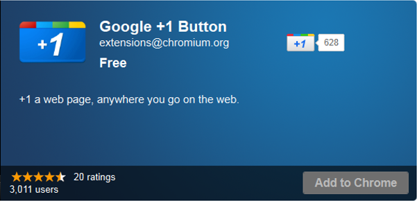 Google agrega el botón +1 a Chrome