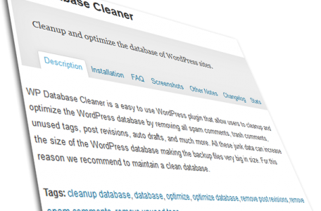 WP Database Cleaner