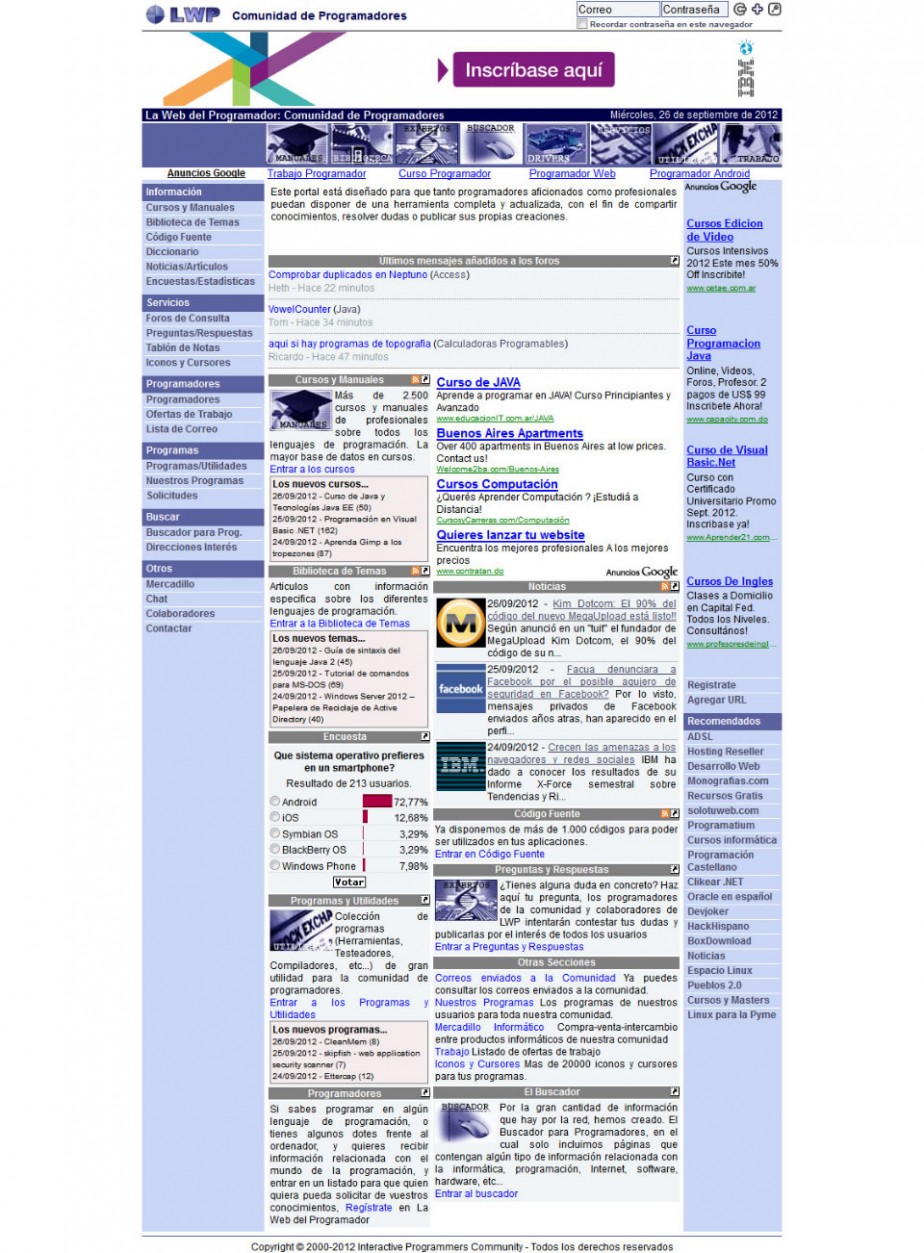 La Web del Programador