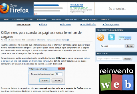 Zona Firefox
